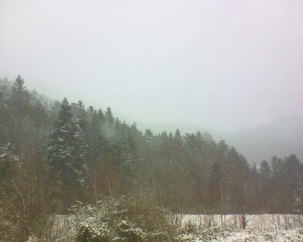 Le petit ballon vu depuis le Domaine Langmatt à Murbach le 20.01.2018 à 12:00 Le petit ballon (Alsace, Vosges) le 20.01.2018 à 12:00