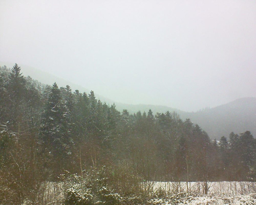 Le petit ballon vu depuis le Domaine Langmatt à Murbach le 20.01.2018 à 12:30 Le petit ballon (Alsace, Vosges) le 20.01.2018 à 12:30