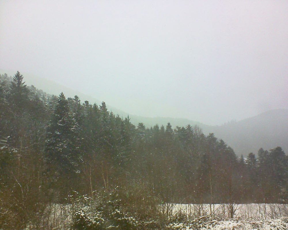 Le petit ballon vu depuis le Domaine Langmatt à Murbach le 20.01.2018 à 12:45 Le petit ballon (Alsace, Vosges) le 20.01.2018 à 12:45