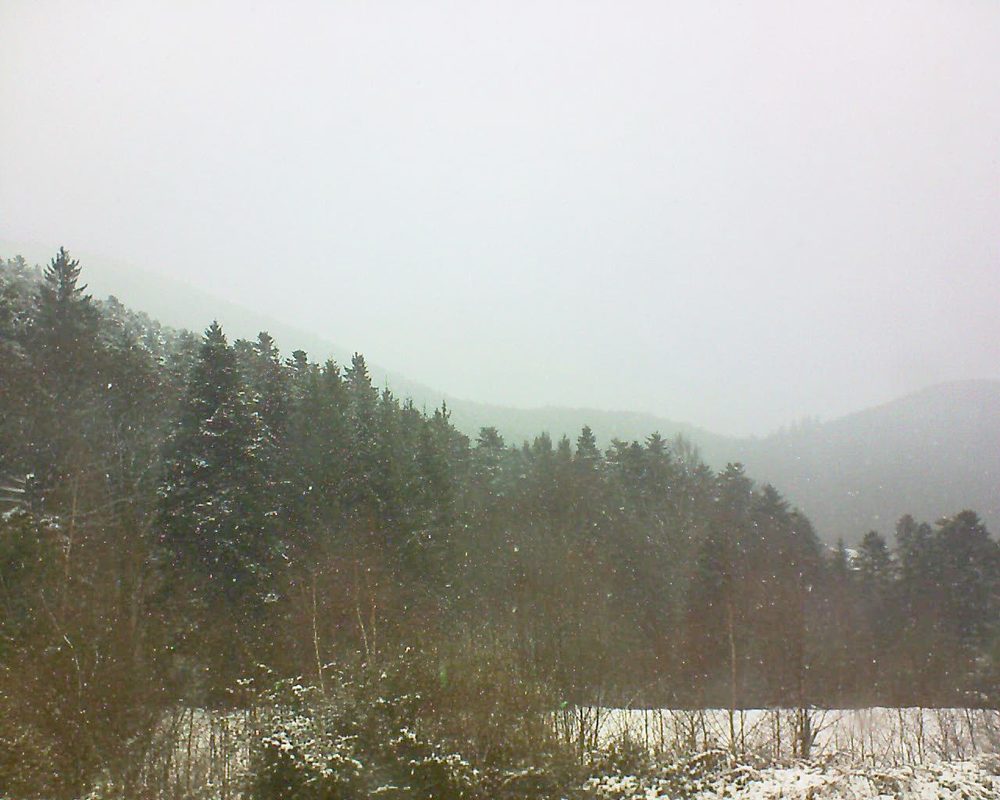 Le petit ballon vu depuis le Domaine Langmatt à Murbach le 20.01.2018 à 13:00 Le petit ballon (Alsace, Vosges) le 20.01.2018 à 13:00