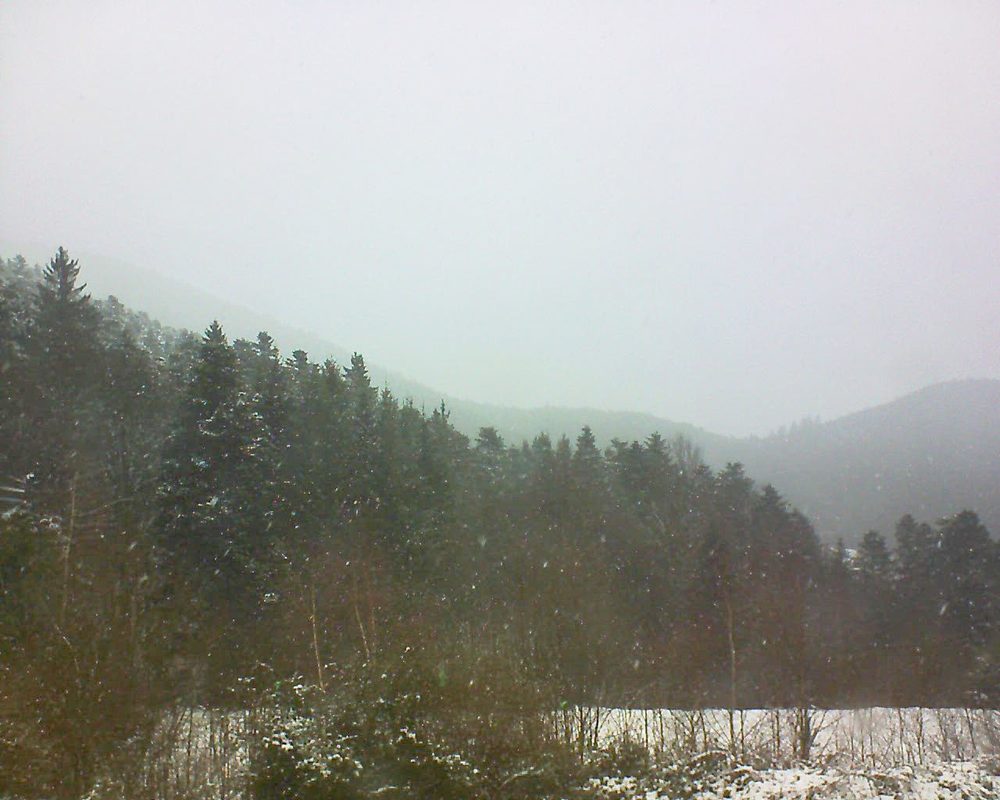 Le petit ballon vu depuis le Domaine Langmatt à Murbach le 20.01.2018 à 13:30 Le petit ballon (Alsace, Vosges) le 20.01.2018 à 13:30