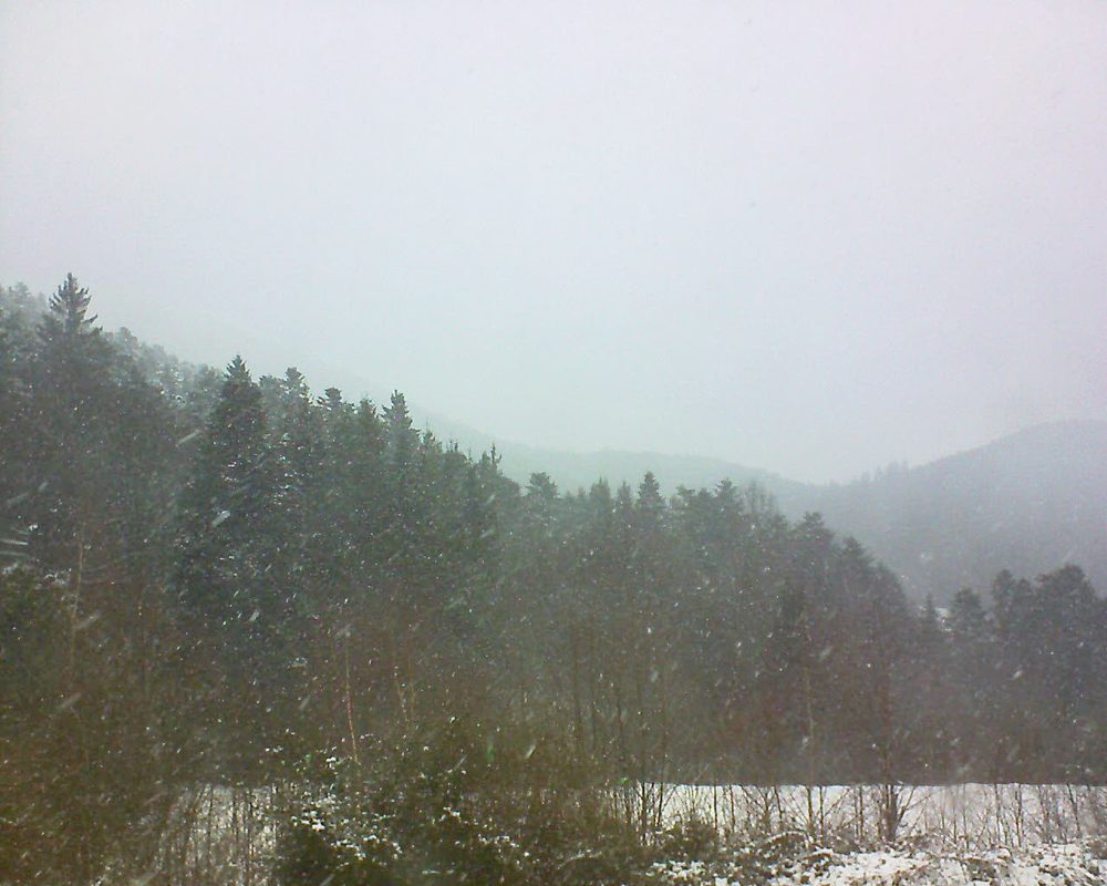 Le petit ballon vu depuis le Domaine Langmatt à Murbach le 20.01.2018 à 14:00 Le petit ballon (Alsace, Vosges) le 20.01.2018 à 14:00