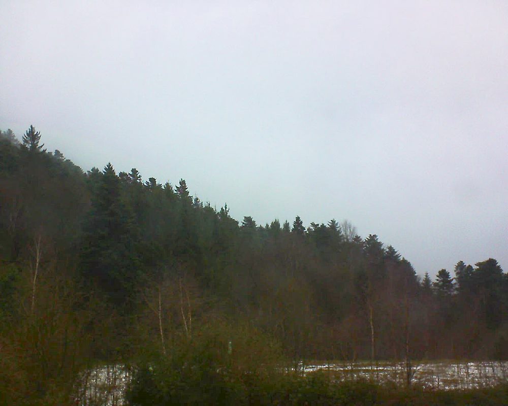 Le petit ballon vu depuis le Domaine Langmatt à Murbach le 22.01.2018 à 12:15 Le petit ballon (Alsace, Vosges) le 22.01.2018 à 12:15
