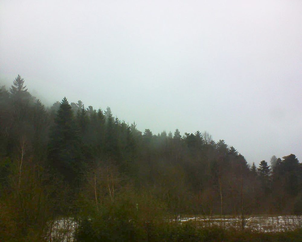 Le petit ballon vu depuis le Domaine Langmatt à Murbach le 22.01.2018 à 12:45 Le petit ballon (Alsace, Vosges) le 22.01.2018 à 12:45