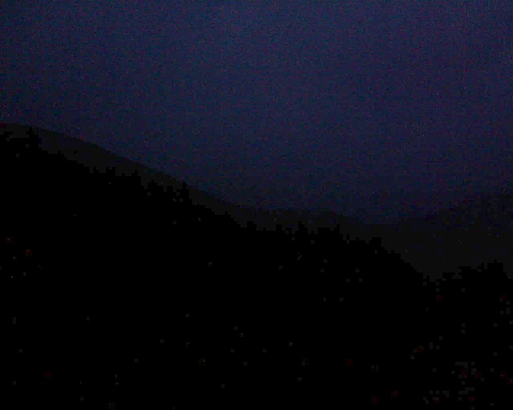 Le petit ballon vu depuis le Domaine Langmatt à Murbach le 22.01.2018 à 17:45 Le petit ballon (Alsace, Vosges) le 22.01.2018 à 17:45