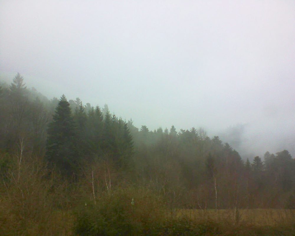 Le petit ballon vu depuis le Domaine Langmatt à Murbach le 27.01.2018 à 14:15 Le petit ballon (Alsace, Vosges) le 27.01.2018 à 14:15