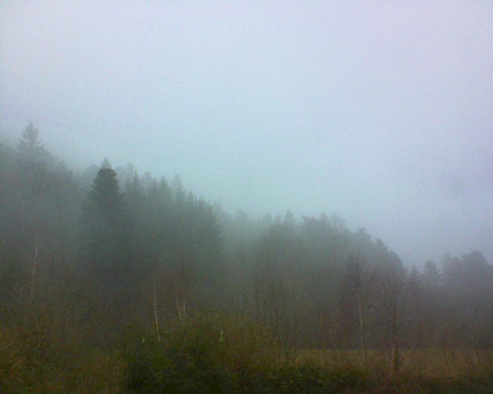Le petit ballon vu depuis le Domaine Langmatt à Murbach le 27.01.2018 à 16:30 Le petit ballon (Alsace, Vosges) le 27.01.2018 à 16:30