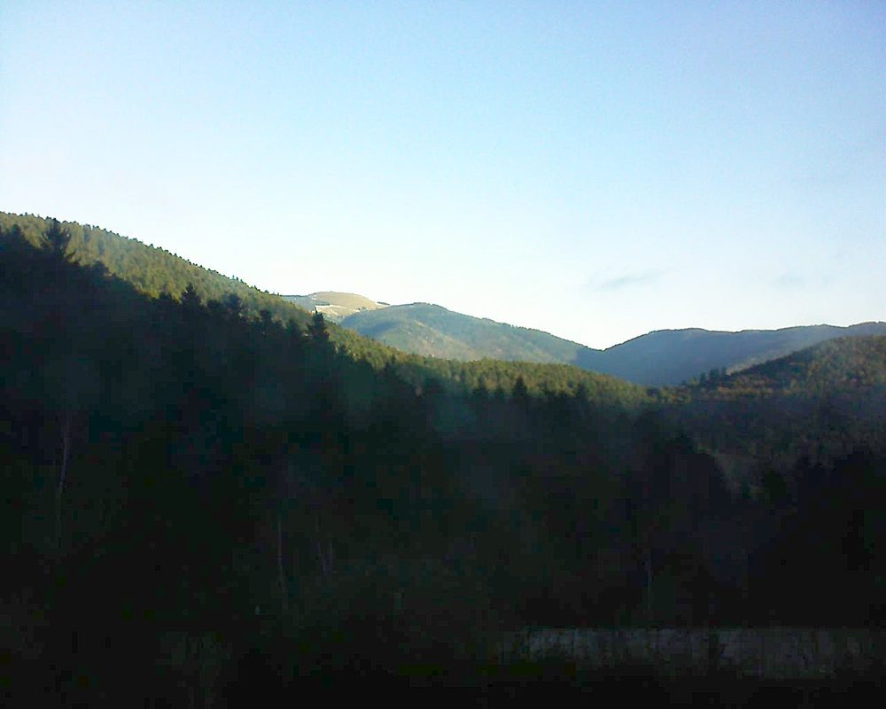 Le petit ballon vu depuis le Domaine Langmatt à Murbach le 29.01.2018 à 09:00 Le petit ballon (Alsace, Vosges) le 29.01.2018 à 09:00