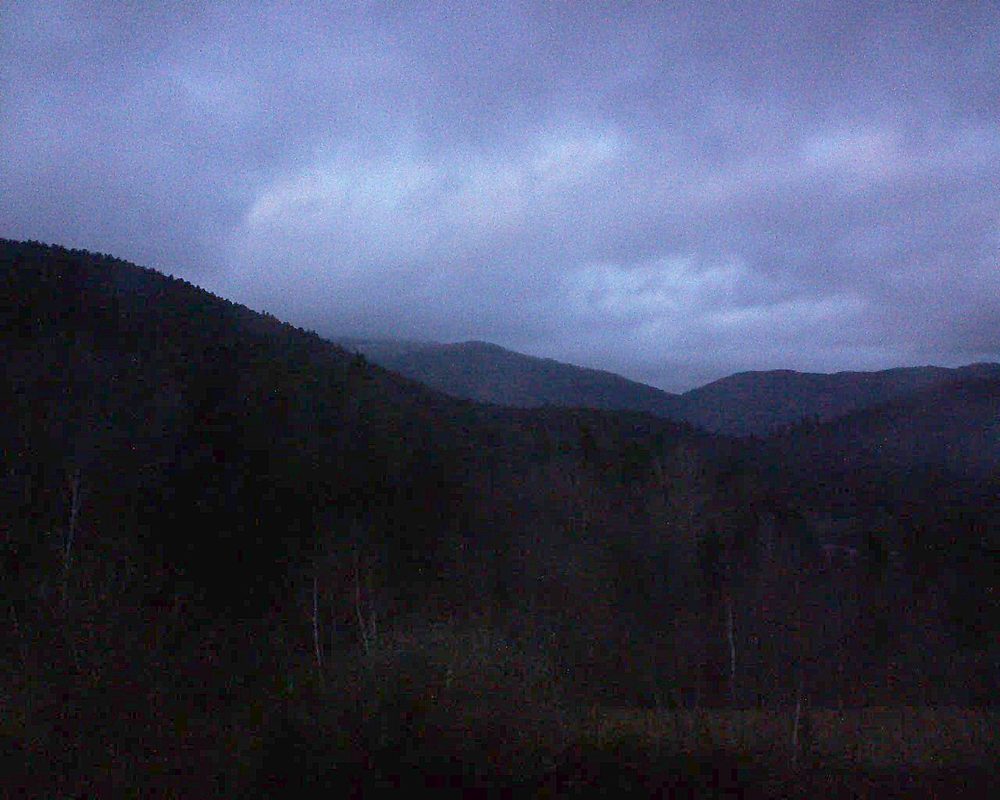 Le petit ballon vu depuis le Domaine Langmatt à Murbach le 29.01.2018 à 17:45 Le petit ballon (Alsace, Vosges) le 29.01.2018 à 17:45
