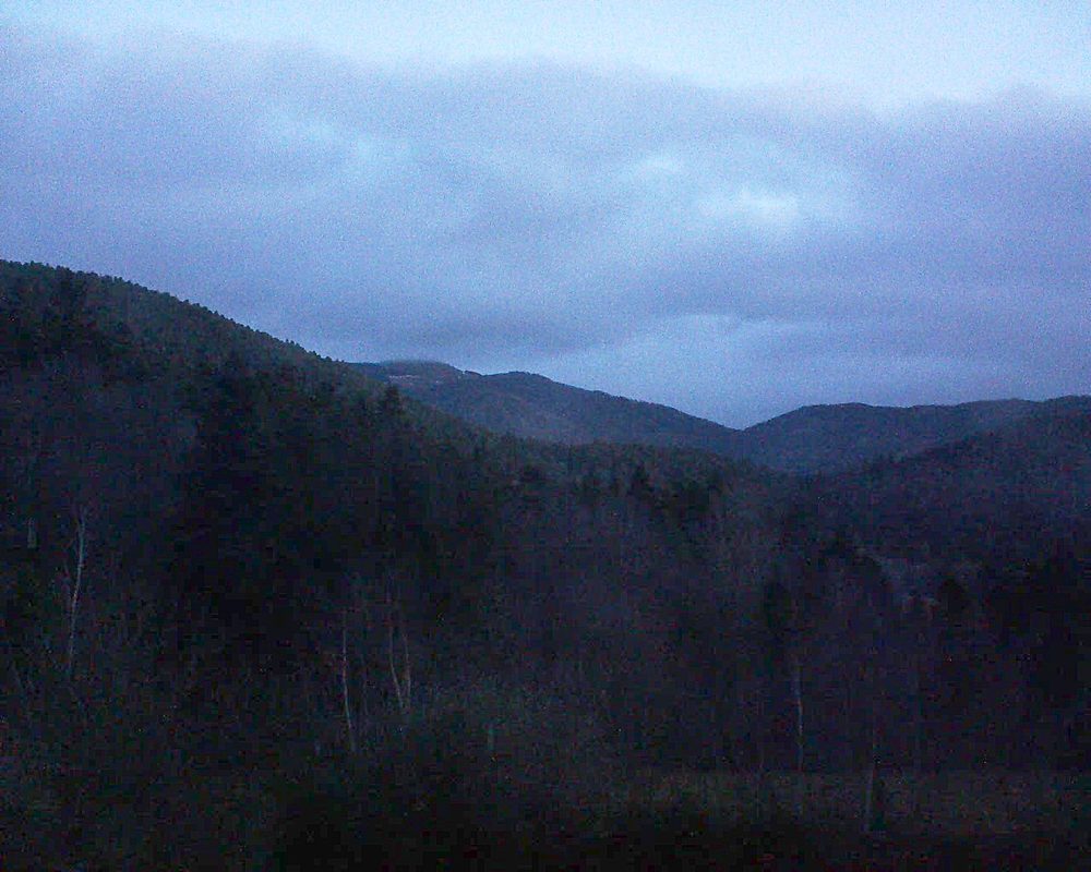 Le petit ballon vu depuis le Domaine Langmatt à Murbach le 30.01.2018 à 07:45 Le petit ballon (Alsace, Vosges) le 30.01.2018 à 07:45