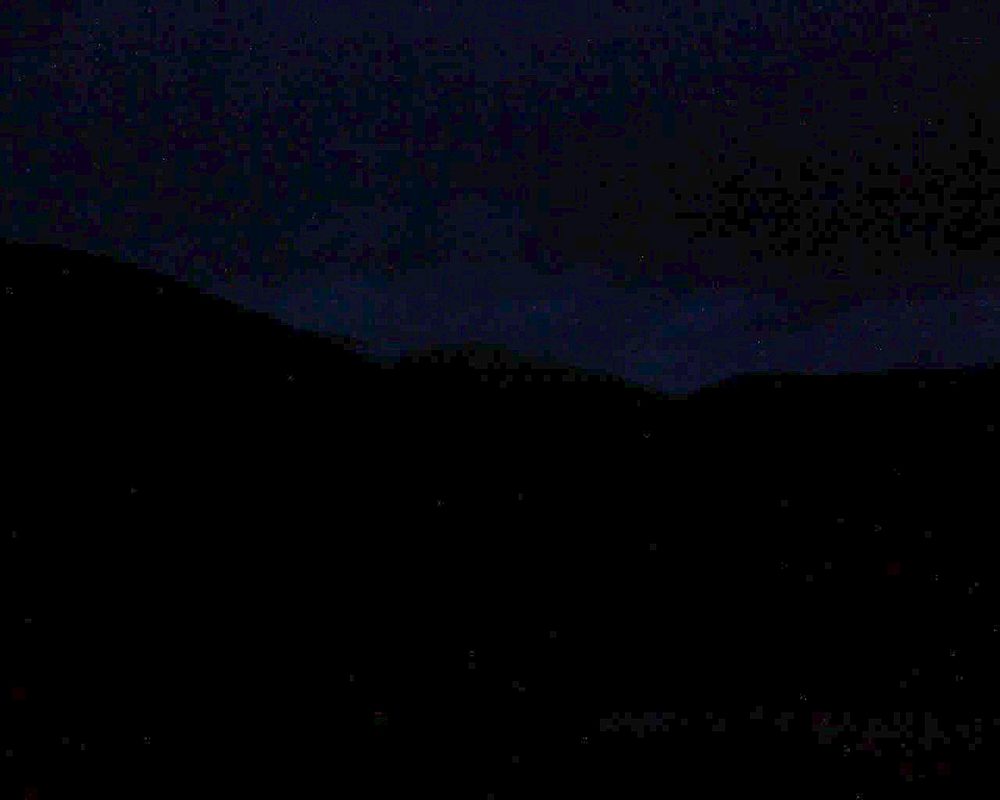 Le petit ballon vu depuis le Domaine Langmatt à Murbach le 01.02.2018 à 18:00 Le petit ballon (Alsace, Vosges) le 01.02.2018 à 18:00