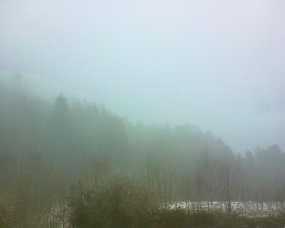 Le petit ballon vu depuis le Domaine Langmatt à Murbach le 07.02.2018 à 16:30 Le petit ballon (Alsace, Vosges) le 07.02.2018 à 16:30