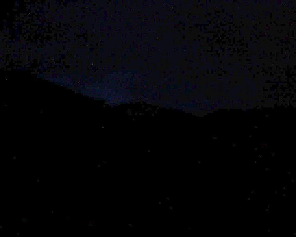 Le petit ballon vu depuis le Domaine Langmatt à Murbach le 11.02.2018 à 18:15 Le petit ballon (Alsace, Vosges) le 11.02.2018 à 18:15