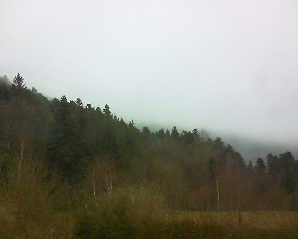 Le petit ballon vu depuis le Domaine Langmatt à Murbach le 15.02.2018 à 16:30 Le petit ballon (Alsace, Vosges) le 15.02.2018 à 16:30