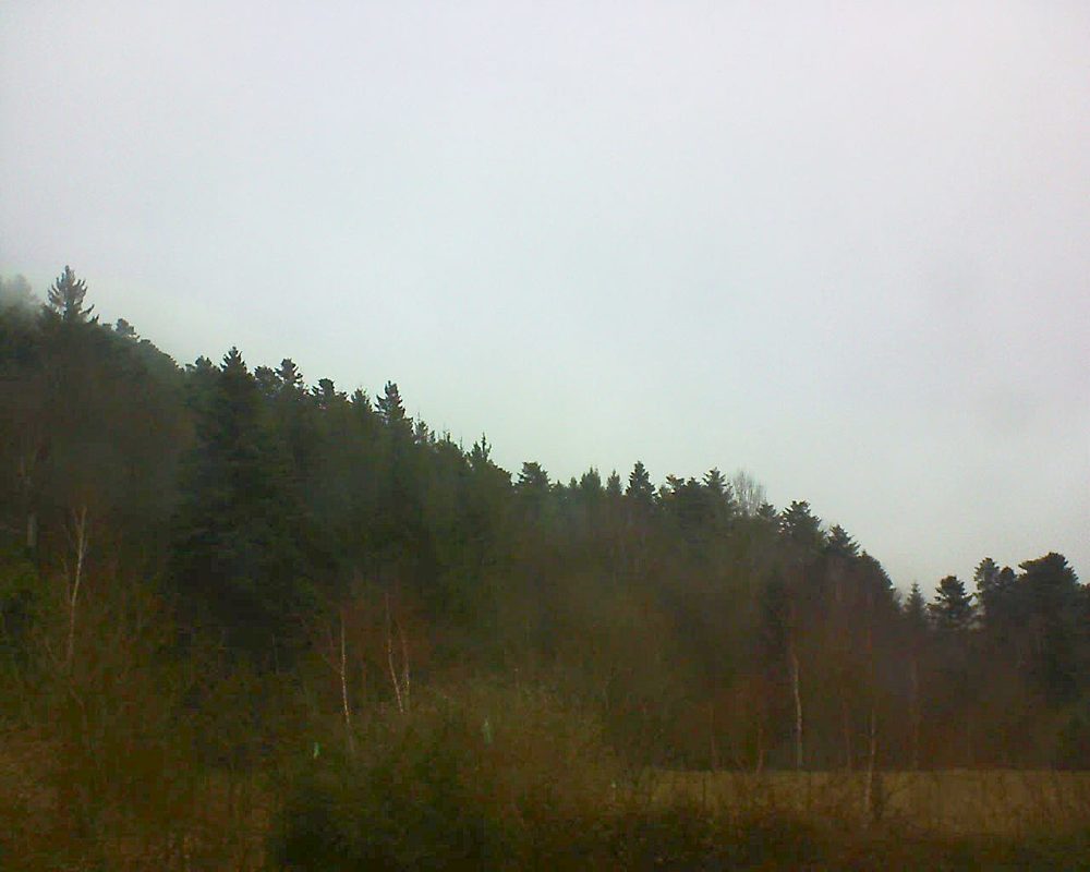Le petit ballon vu depuis le Domaine Langmatt à Murbach le 15.02.2018 à 17:15 Le petit ballon (Alsace, Vosges) le 15.02.2018 à 17:15