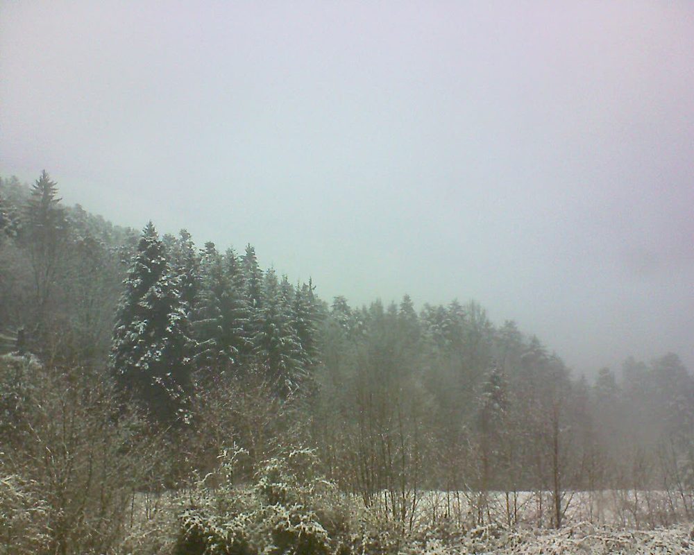 Le petit ballon vu depuis le Domaine Langmatt à Murbach le 17.02.2018 à 13:00 Le petit ballon (Alsace, Vosges) le 17.02.2018 à 13:00