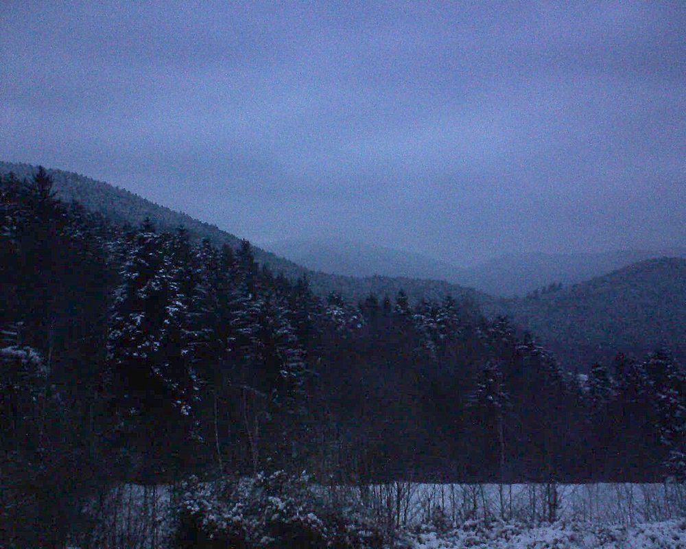 Le petit ballon vu depuis le Domaine Langmatt à Murbach le 23.02.2018 à 18:15 Le petit ballon (Alsace, Vosges) le 23.02.2018 à 18:15