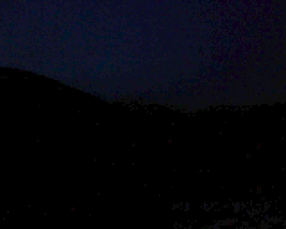Le petit ballon vu depuis le Domaine Langmatt à Murbach le 27.02.2018 à 18:45 Le petit ballon (Alsace, Vosges) le 27.02.2018 à 18:45