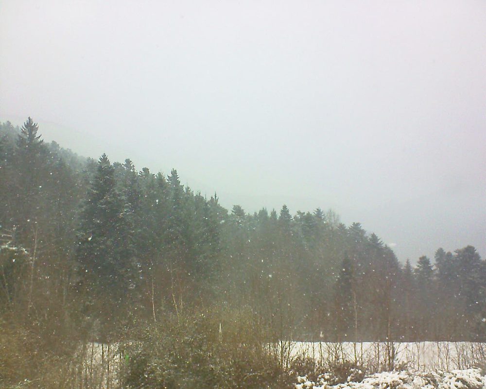 Le petit ballon vu depuis le Domaine Langmatt à Murbach le 02.03.2018 à 14:45 Le petit ballon (Alsace, Vosges) le 02.03.2018 à 14:45
