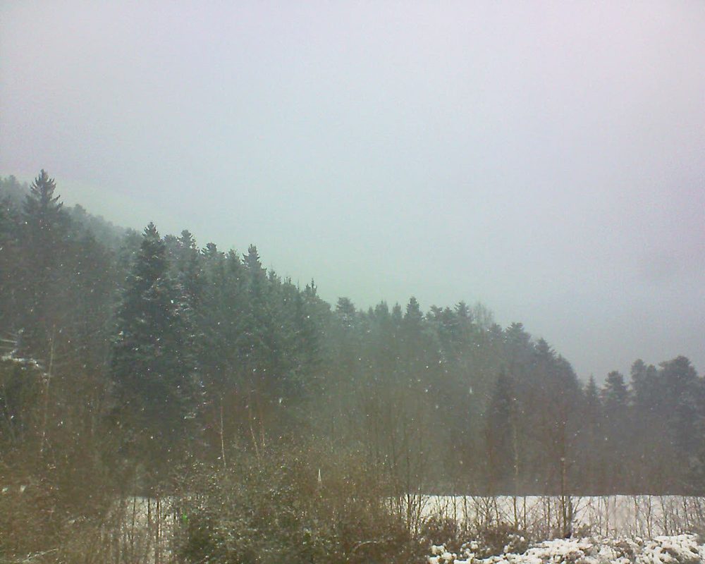 Le petit ballon vu depuis le Domaine Langmatt à Murbach le 02.03.2018 à 15:15 Le petit ballon (Alsace, Vosges) le 02.03.2018 à 15:15