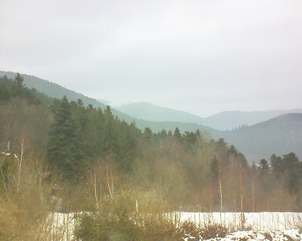 Le petit ballon vu depuis le Domaine Langmatt à Murbach le 03.03.2018 à 13:30 Le petit ballon (Alsace, Vosges) le 03.03.2018 à 13:30