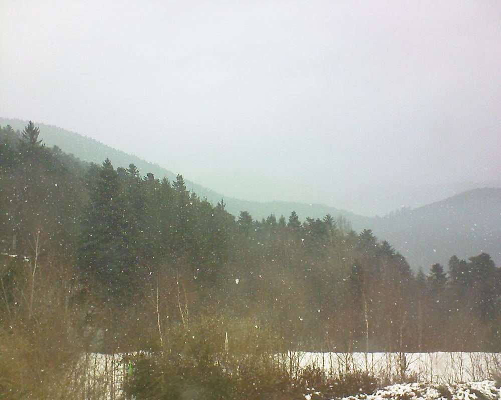 Le petit ballon vu depuis le Domaine Langmatt à Murbach le 03.03.2018 à 14:45 Le petit ballon (Alsace, Vosges) le 03.03.2018 à 14:45