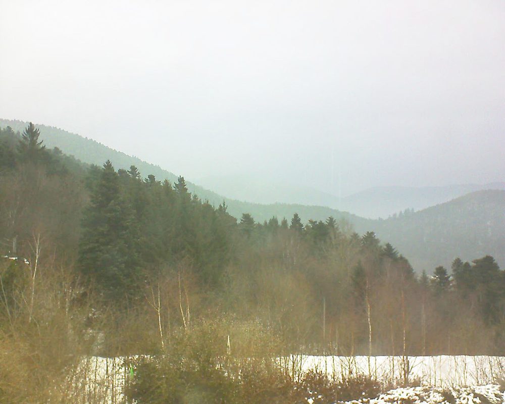 Le petit ballon vu depuis le Domaine Langmatt à Murbach le 03.03.2018 à 16:00 Le petit ballon (Alsace, Vosges) le 03.03.2018 à 16:00