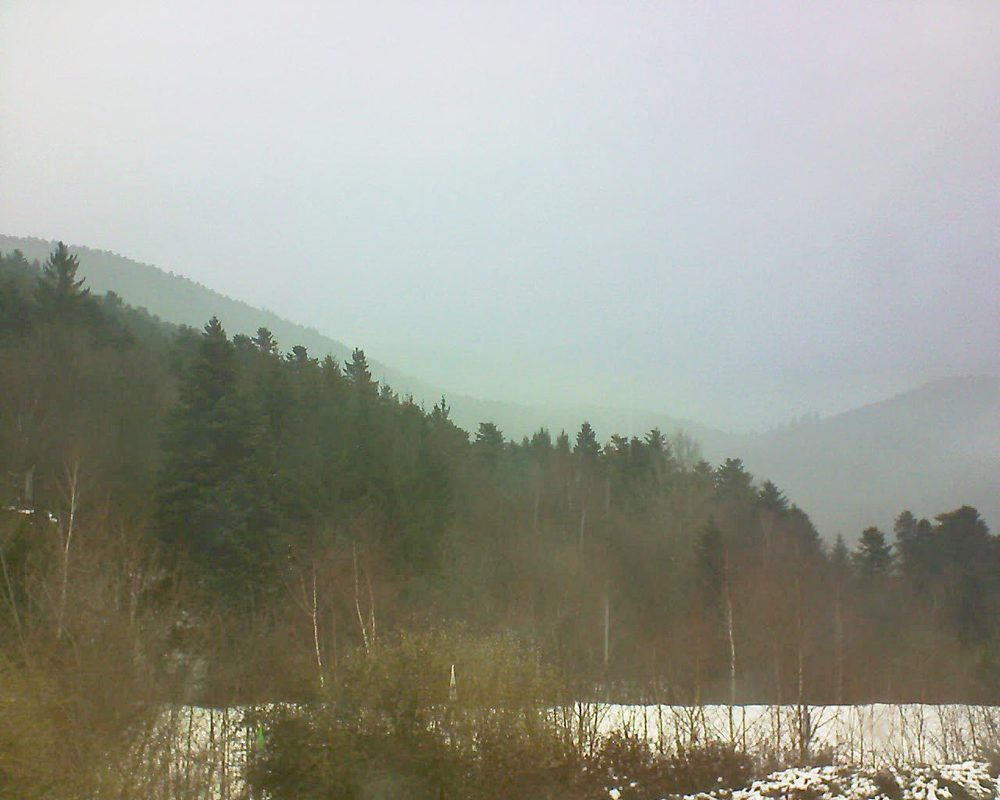 Le petit ballon vu depuis le Domaine Langmatt à Murbach le 03.03.2018 à 16:15 Le petit ballon (Alsace, Vosges) le 03.03.2018 à 16:15