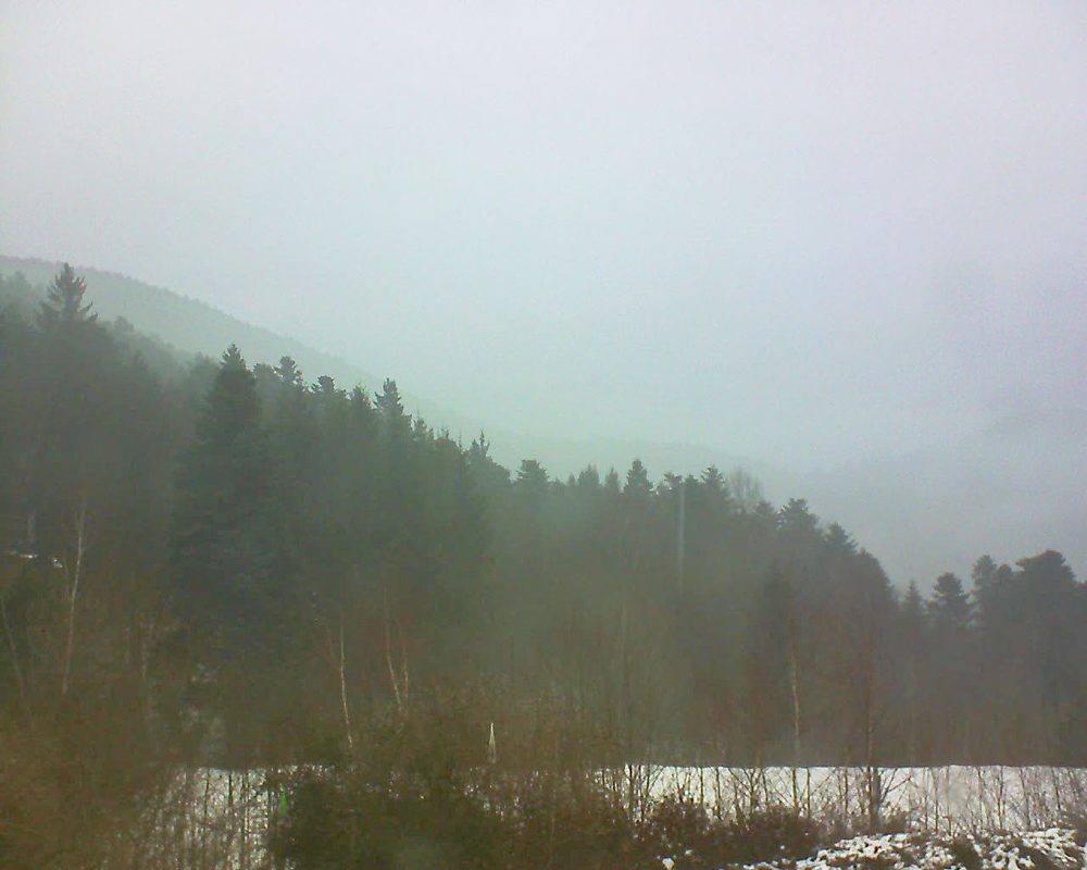 Le petit ballon vu depuis le Domaine Langmatt à Murbach le 03.03.2018 à 17:00 Le petit ballon (Alsace, Vosges) le 03.03.2018 à 17:00