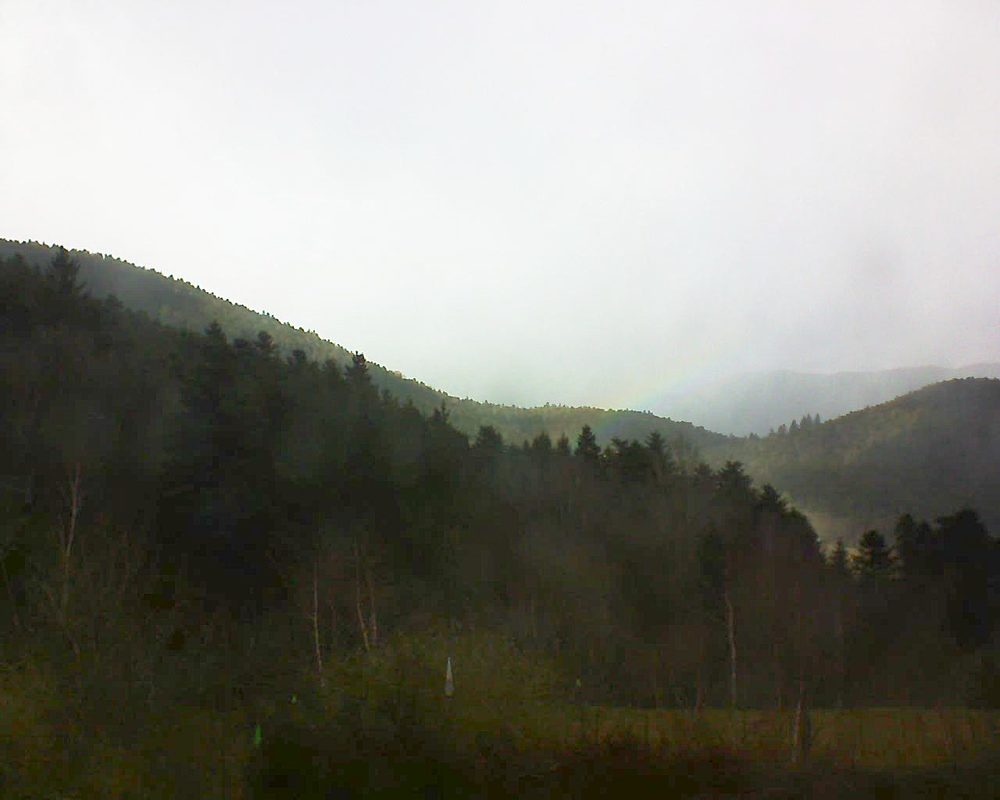 Le petit ballon vu depuis le Domaine Langmatt à Murbach le 07.03.2018 à 14:15 Le petit ballon (Alsace, Vosges) le 07.03.2018 à 14:15