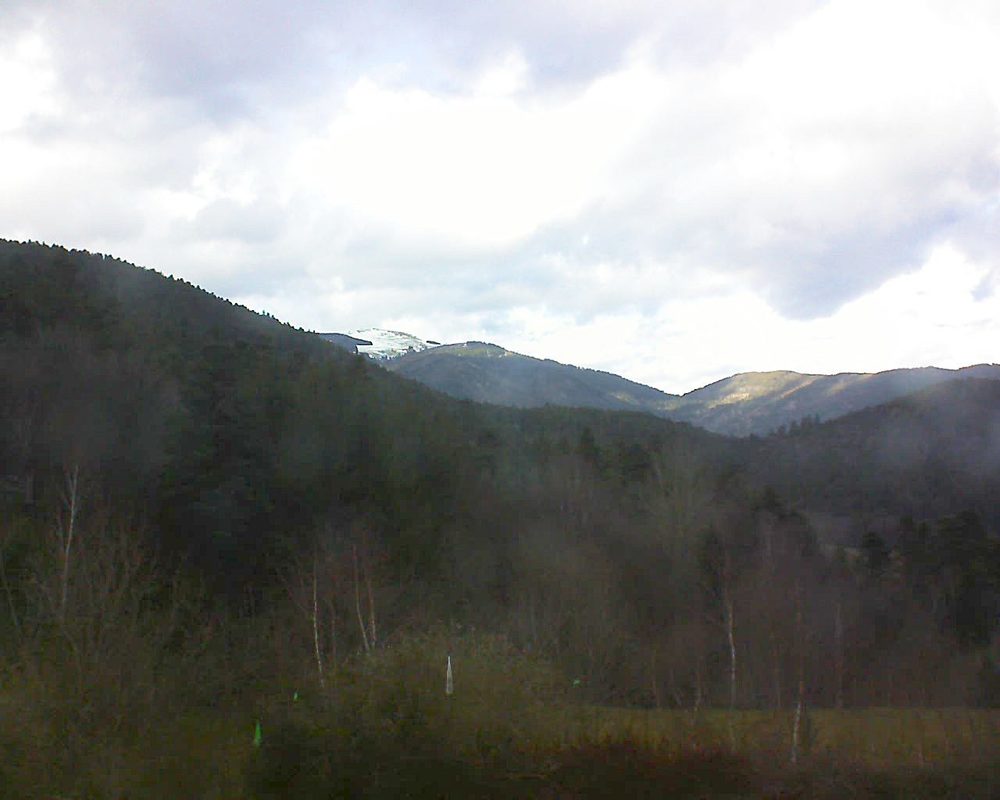 Le petit ballon vu depuis le Domaine Langmatt à Murbach le 07.03.2018 à 16:15 Le petit ballon (Alsace, Vosges) le 07.03.2018 à 16:15