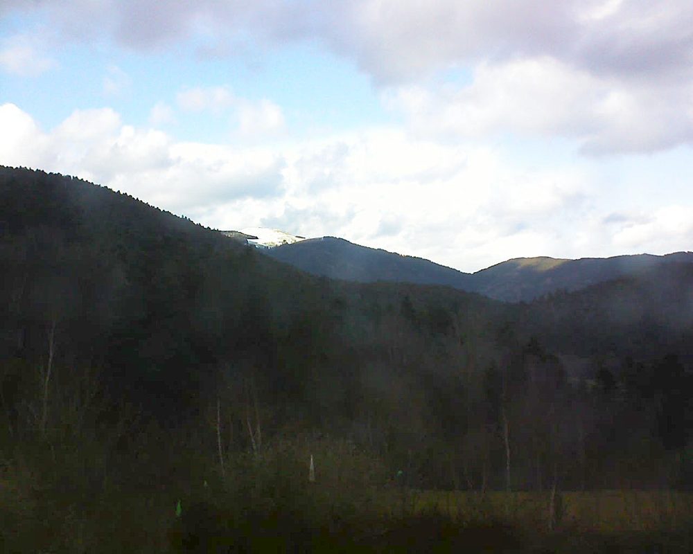 Le petit ballon vu depuis le Domaine Langmatt à Murbach le 07.03.2018 à 16:30 Le petit ballon (Alsace, Vosges) le 07.03.2018 à 16:30