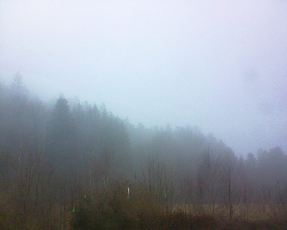 Le petit ballon vu depuis le Domaine Langmatt à Murbach le 10.03.2018 à 07:30 Le petit ballon (Alsace, Vosges) le 10.03.2018 à 07:30