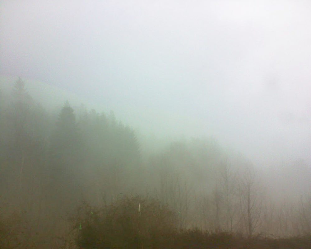 Le petit ballon vu depuis le Domaine Langmatt à Murbach le 10.03.2018 à 13:15 Le petit ballon (Alsace, Vosges) le 10.03.2018 à 13:15