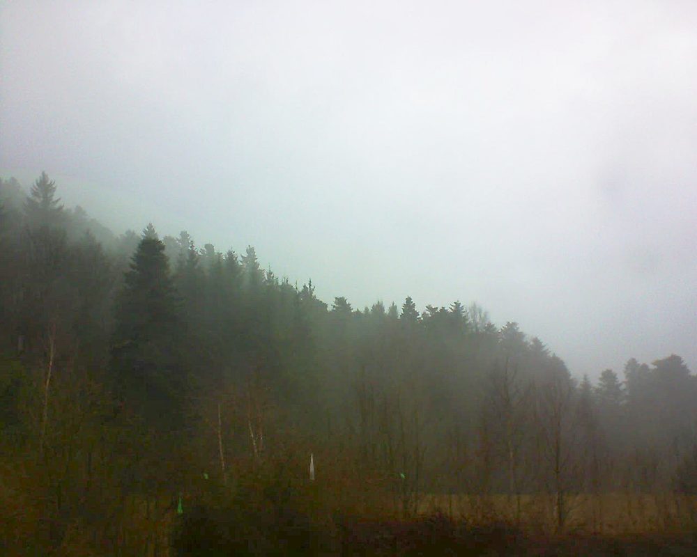Le petit ballon vu depuis le Domaine Langmatt à Murbach le 10.03.2018 à 14:30 Le petit ballon (Alsace, Vosges) le 10.03.2018 à 14:30