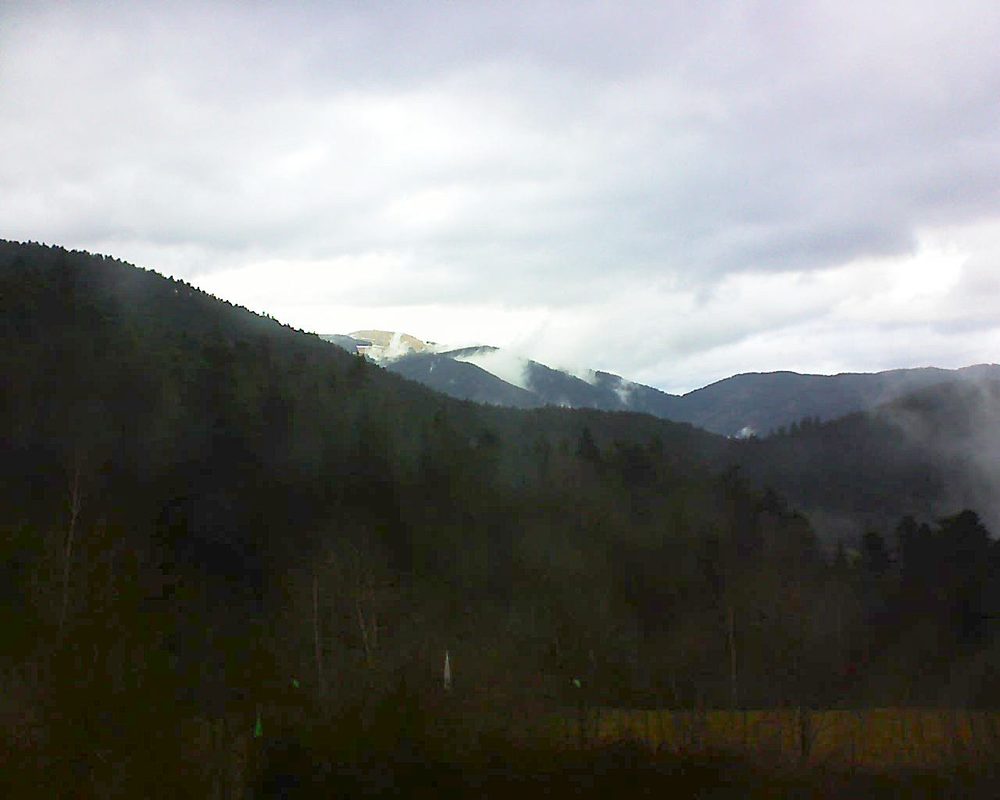 Le petit ballon vu depuis le Domaine Langmatt à Murbach le 10.03.2018 à 16:00 Le petit ballon (Alsace, Vosges) le 10.03.2018 à 16:00