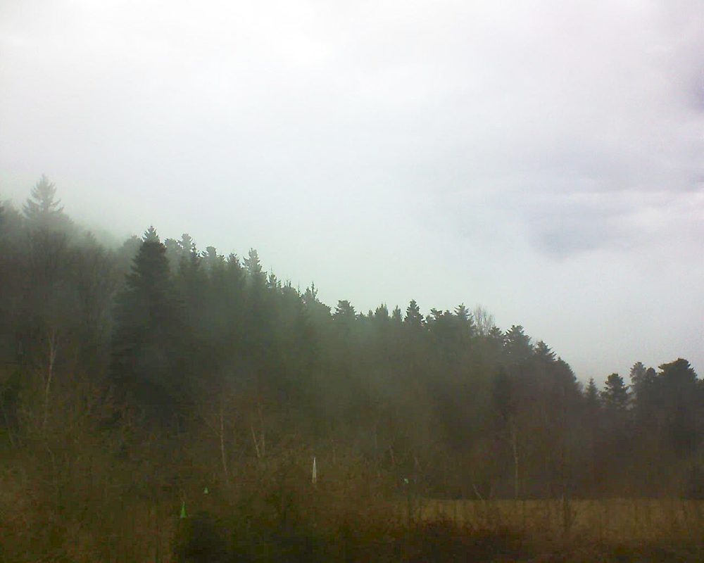 Le petit ballon vu depuis le Domaine Langmatt à Murbach le 11.03.2018 à 13:00 Le petit ballon (Alsace, Vosges) le 11.03.2018 à 13:00