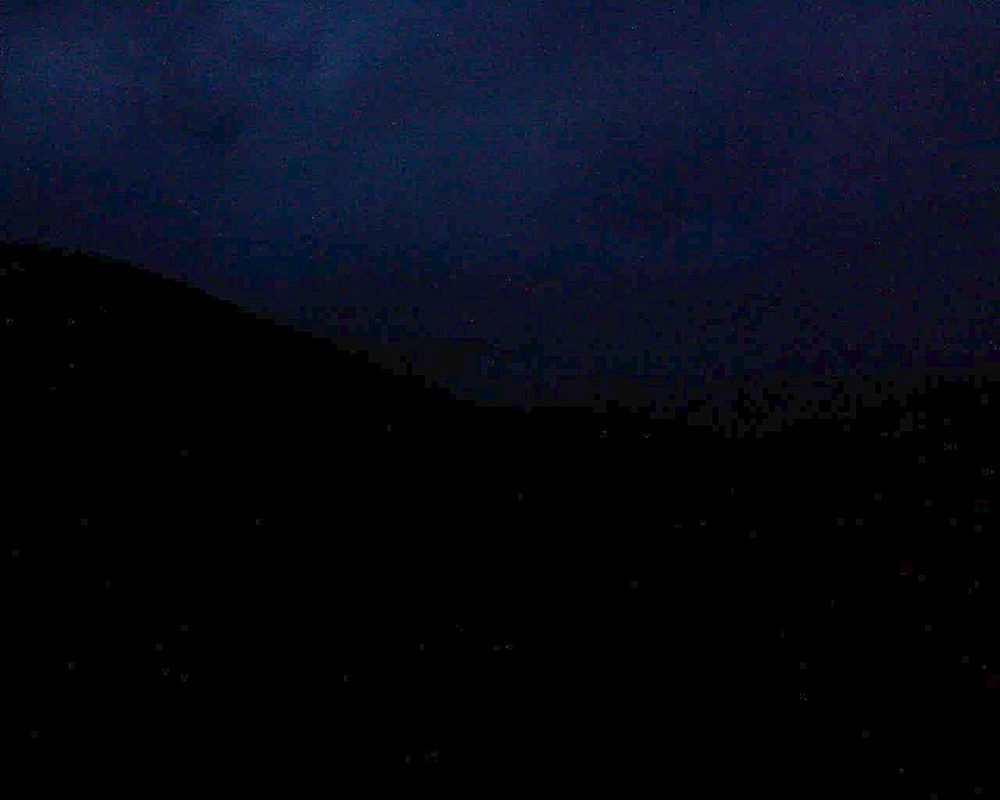 Le petit ballon vu depuis le Domaine Langmatt à Murbach le 13.03.2018 à 19:00 Le petit ballon (Alsace, Vosges) le 13.03.2018 à 19:00