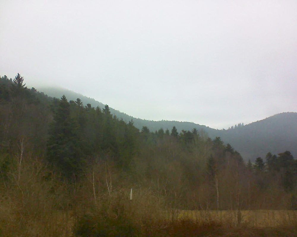 Le petit ballon vu depuis le Domaine Langmatt à Murbach le 17.03.2018 à 13:30 Le petit ballon (Alsace, Vosges) le 17.03.2018 à 13:30