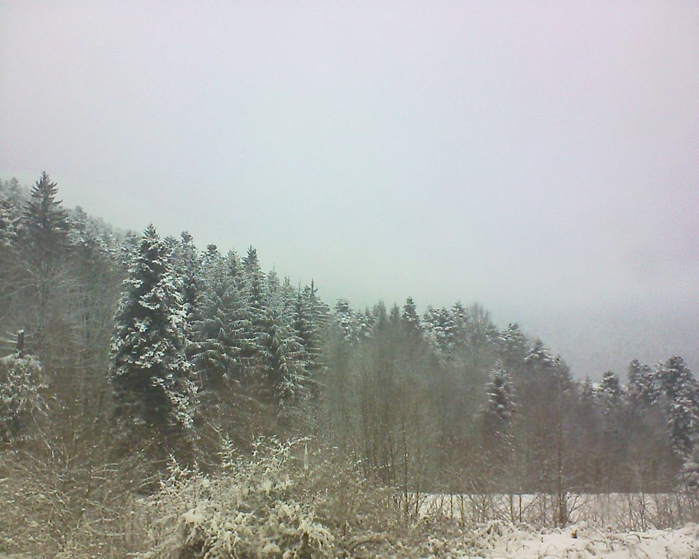Le petit ballon vu depuis le Domaine Langmatt à Murbach le 18.03.2018 à 12:00 Le petit ballon (Alsace, Vosges) le 18.03.2018 à 12:00