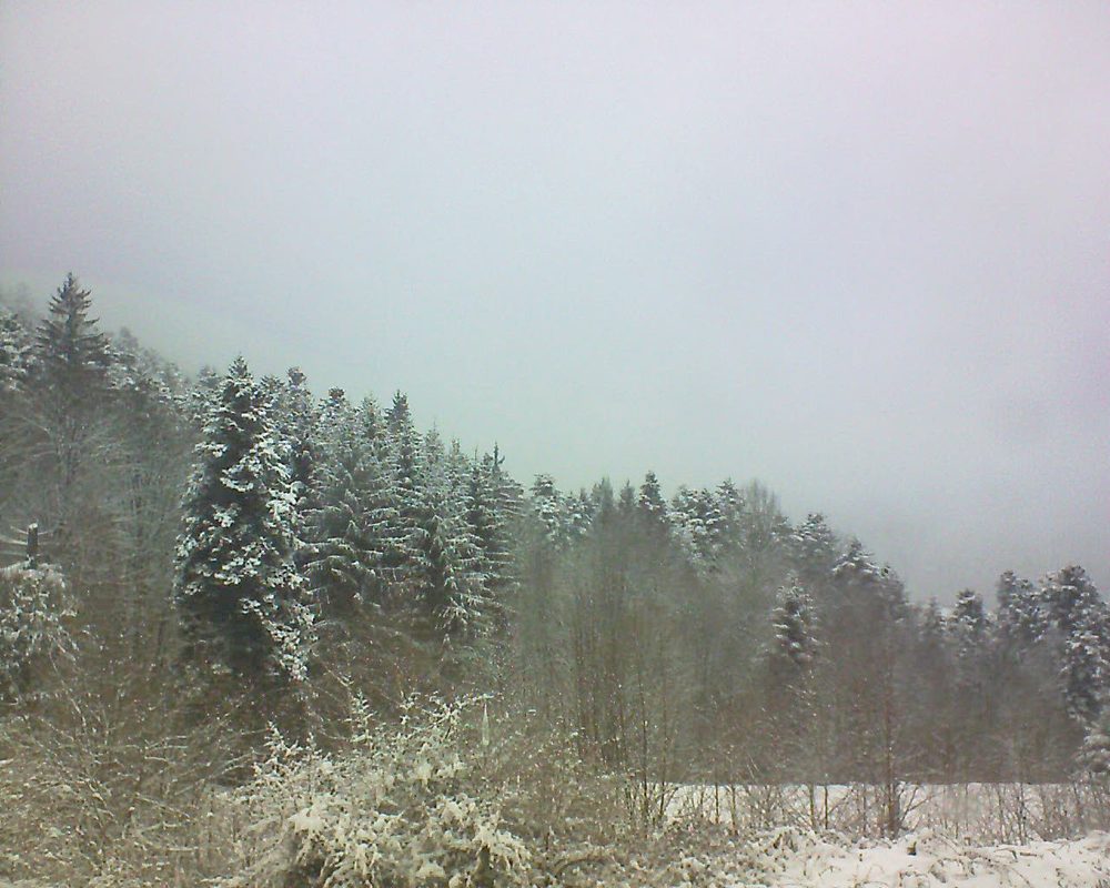 Le petit ballon vu depuis le Domaine Langmatt à Murbach le 18.03.2018 à 15:00 Le petit ballon (Alsace, Vosges) le 18.03.2018 à 15:00