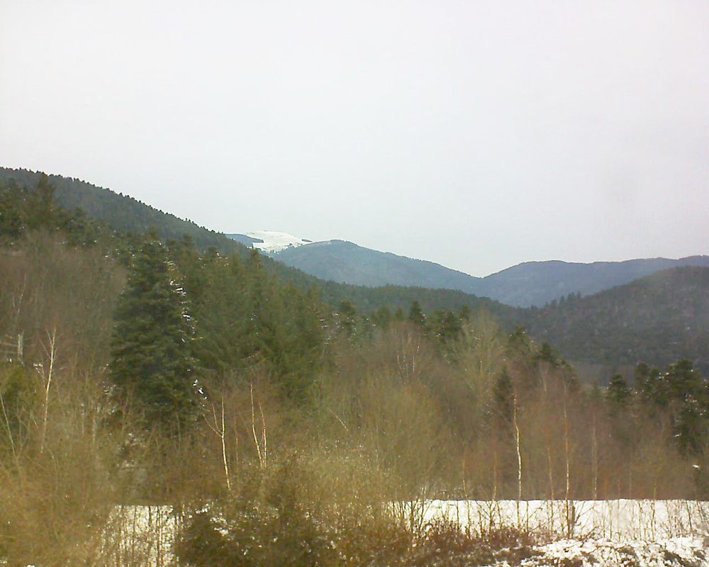 Le petit ballon vu depuis le Domaine Langmatt à Murbach le 22.03.2018 à 12:00 Le petit ballon (Alsace, Vosges) le 22.03.2018 à 12:00