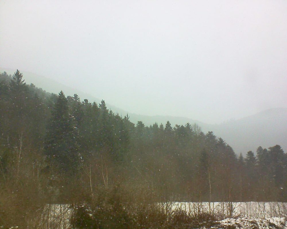 Le petit ballon vu depuis le Domaine Langmatt à Murbach le 22.03.2018 à 14:00 Le petit ballon (Alsace, Vosges) le 22.03.2018 à 14:00