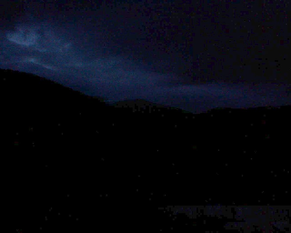 Le petit ballon vu depuis le Domaine Langmatt à Murbach le 22.03.2018 à 19:15 Le petit ballon (Alsace, Vosges) le 22.03.2018 à 19:15