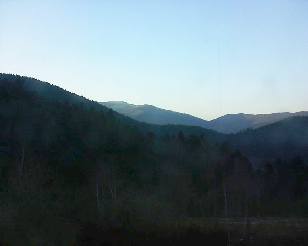 Le petit ballon vu depuis le Domaine Langmatt à Murbach le 24.03.2018 à 18:15 Le petit ballon (Alsace, Vosges) le 24.03.2018 à 18:15