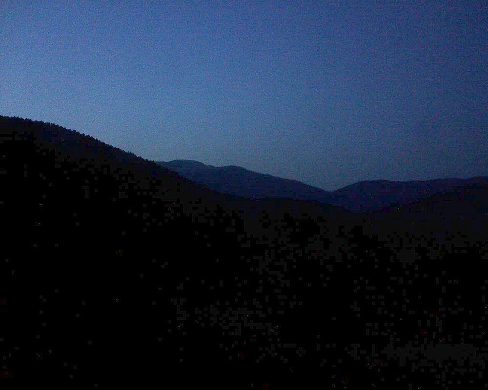 Le petit ballon vu depuis le Domaine Langmatt à Murbach le 24.03.2018 à 19:15 Le petit ballon (Alsace, Vosges) le 24.03.2018 à 19:15