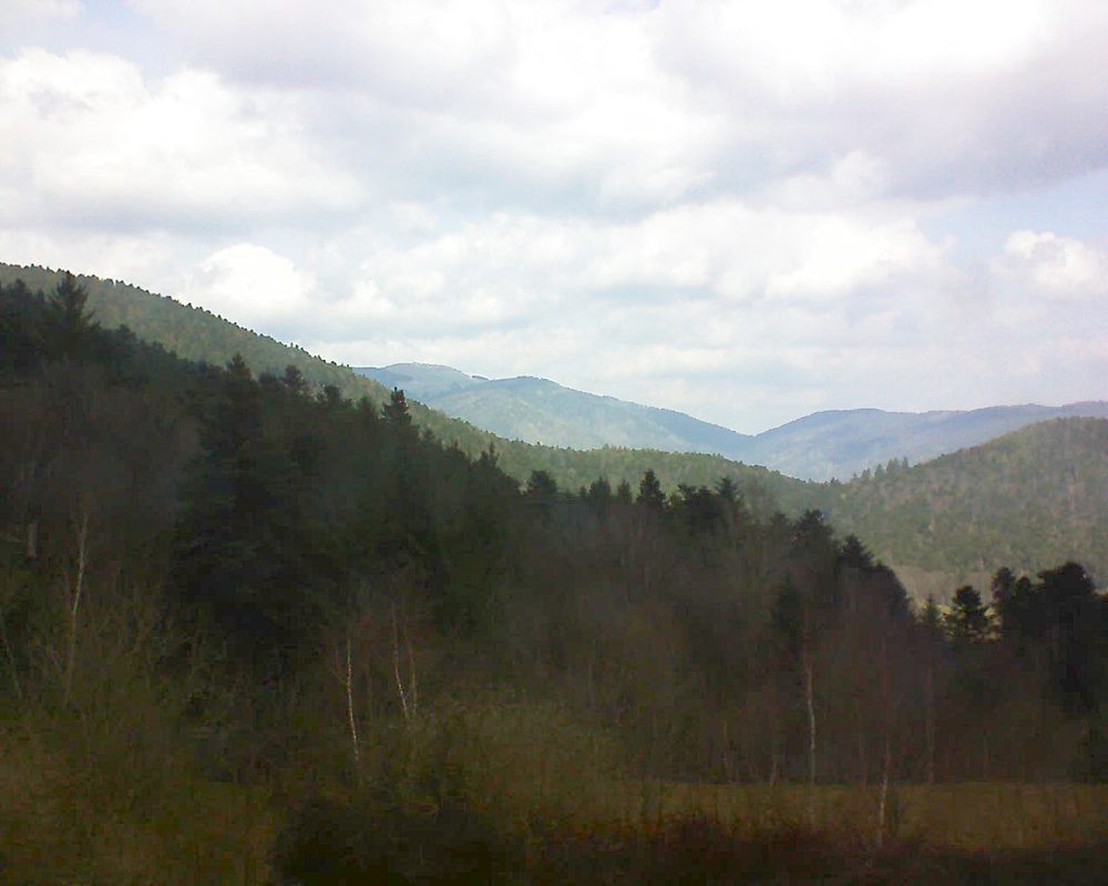 Le petit ballon vu depuis le Domaine Langmatt à Murbach le 25.03.2018 à 13:45 Le petit ballon (Alsace, Vosges) le 25.03.2018 à 13:45