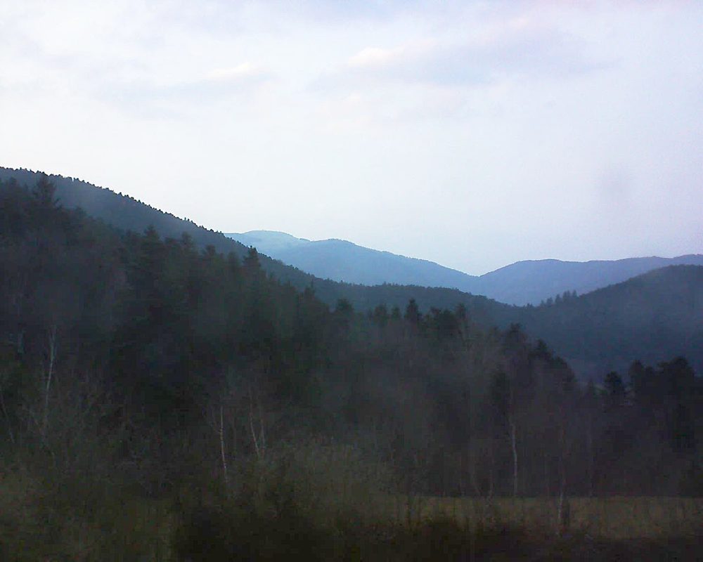 Le petit ballon vu depuis le Domaine Langmatt à Murbach le 25.03.2018 à 19:45 Le petit ballon (Alsace, Vosges) le 25.03.2018 à 19:45