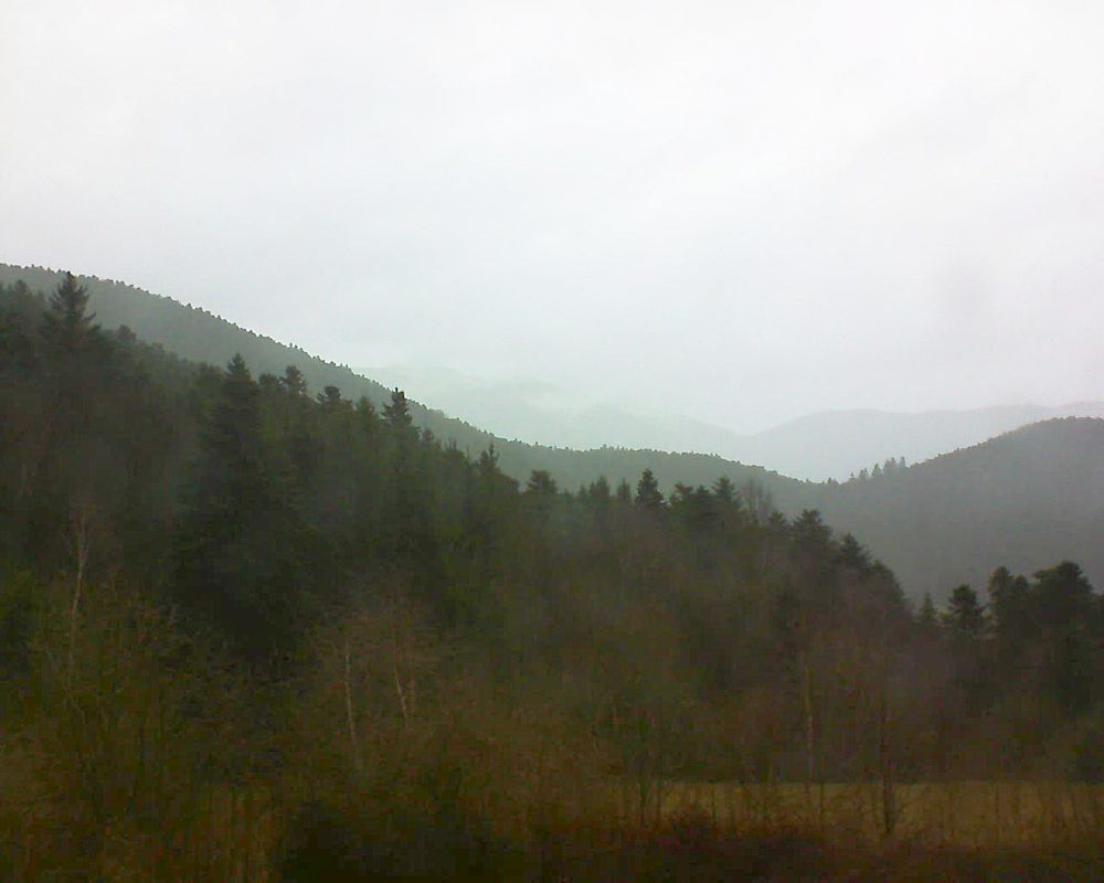 Le petit ballon vu depuis le Domaine Langmatt à Murbach le 28.03.2018 à 15:30 Le petit ballon (Alsace, Vosges) le 28.03.2018 à 15:30
