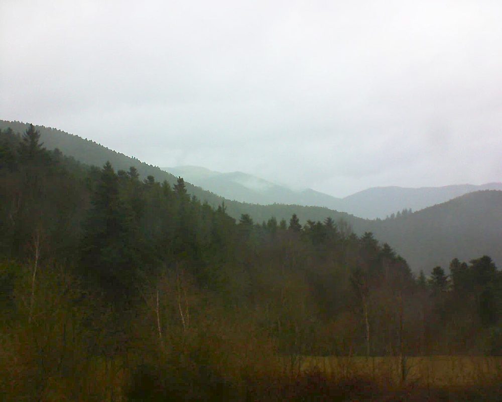 Le petit ballon vu depuis le Domaine Langmatt à Murbach le 28.03.2018 à 16:15 Le petit ballon (Alsace, Vosges) le 28.03.2018 à 16:15